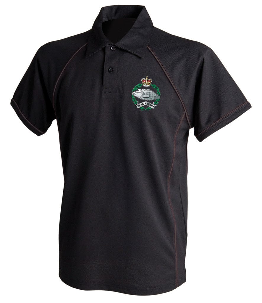 Royal Tank Regiment RTR Unisex Performance Polo Shirt