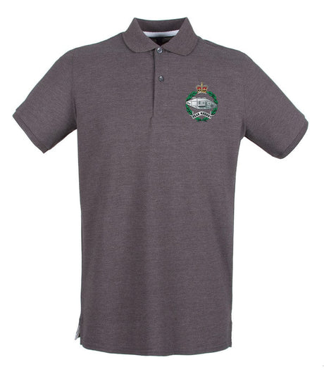 Royal Tank Regiment RTR Embroidered Pique Polo Shirt