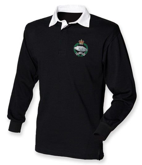 Royal Tank Regiment RTR Long Sleeve Rugby Shirt