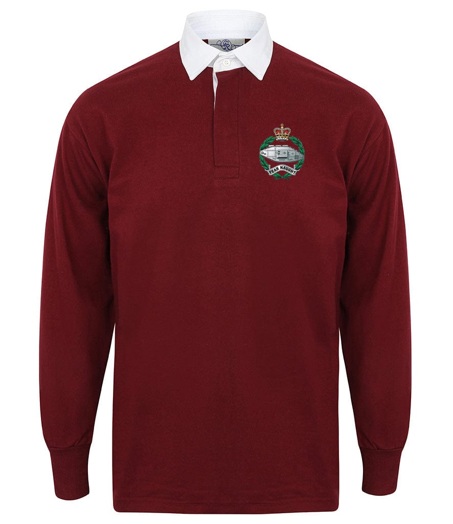 Royal Tank Regiment RTR Long Sleeve Rugby Shirt