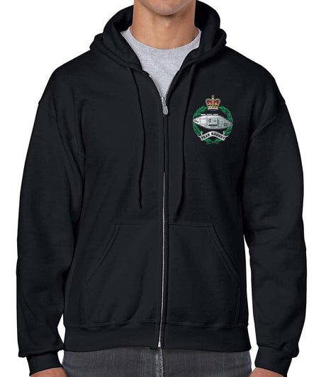 Royal Tank Regiment RTR Unisex Full Zip Hoodie