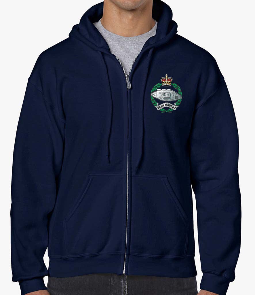 Royal Tank Regiment RTR Unisex Full Zip Hoodie