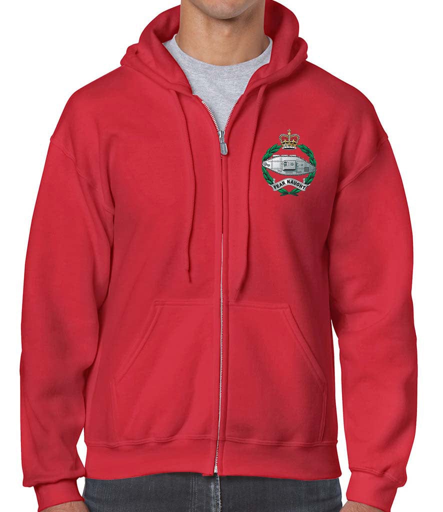 Royal Tank Regiment RTR Unisex Full Zip Hoodie