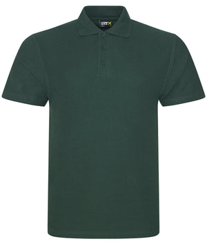 Green polo shirt on a white background