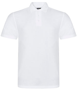 White polo shirt on a white background