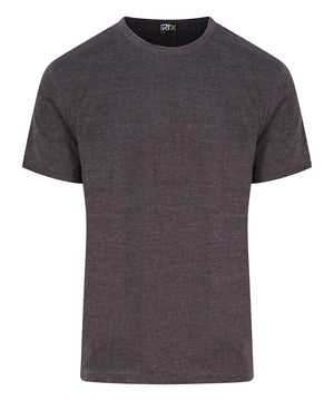 Dark gray t-shirt on a white background