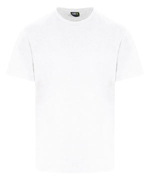 White t-shirt on a white background