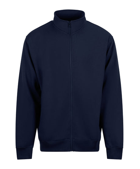 Navy blue jacket on a white background