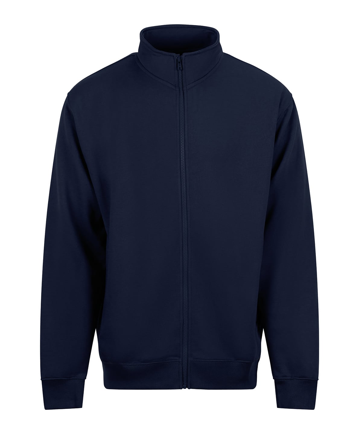 Navy blue jacket on a white background