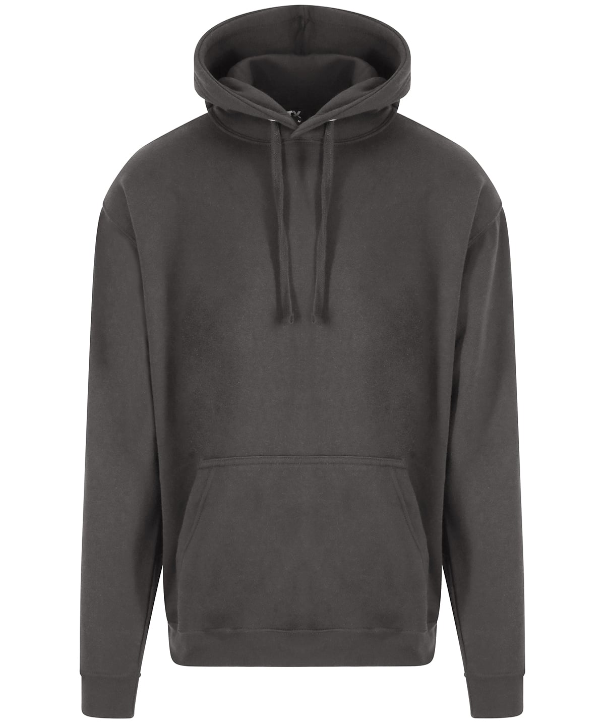 Dark gray hoodie on a white background