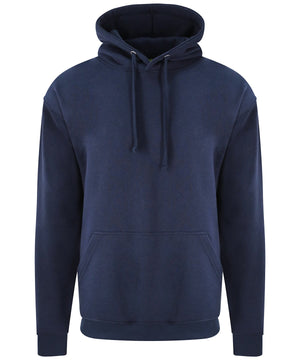 Navy blue hoodie on a white background