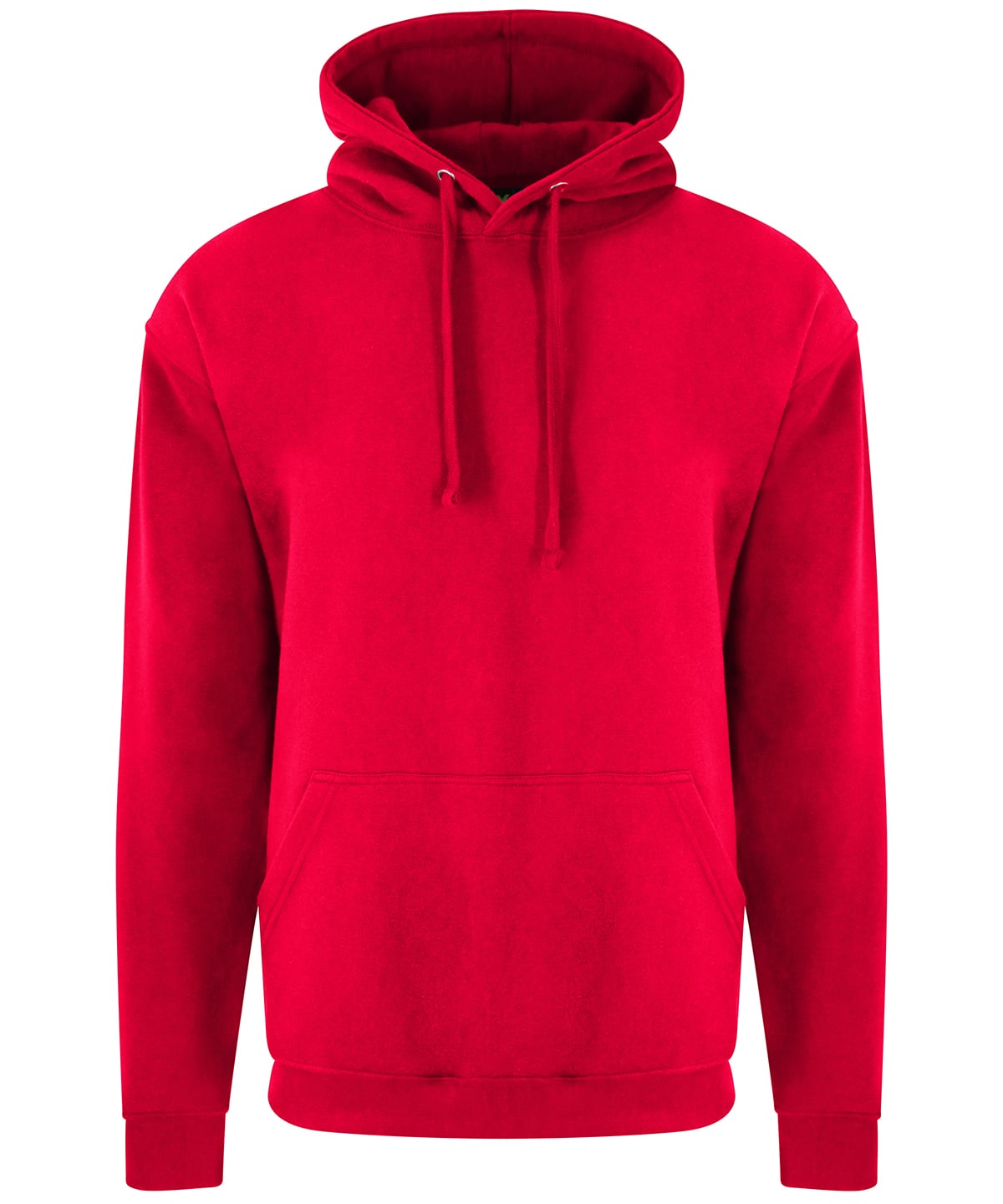 Red hoodie on a white background