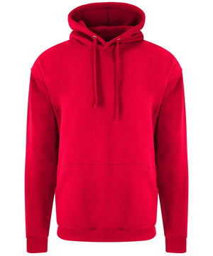 Red hoodie on a white background