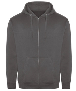 Gray hoodie on a white background