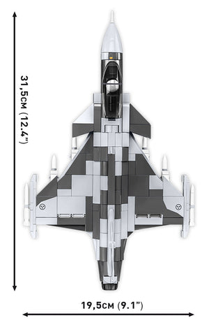Saab JAS 39 Gripen E brick plane model - COBI 5820 - 480 bricks