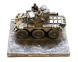 Military Statue - Saladin FV601 Armoured Car Cold Cast Bronze Military Statue