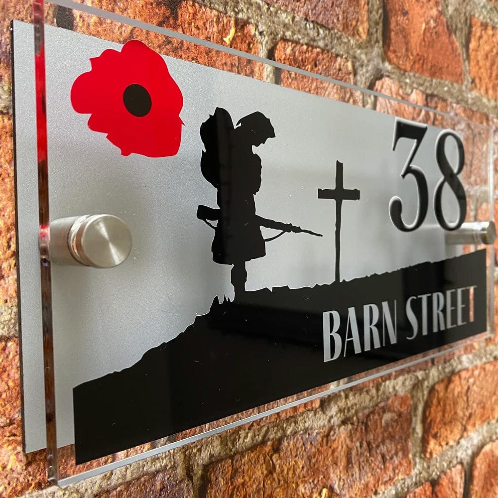 Scotland 'The Brave' Soldier Scene House Sign