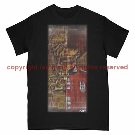 Scots Guards On Guard On OPS Art Printed T-Shirt