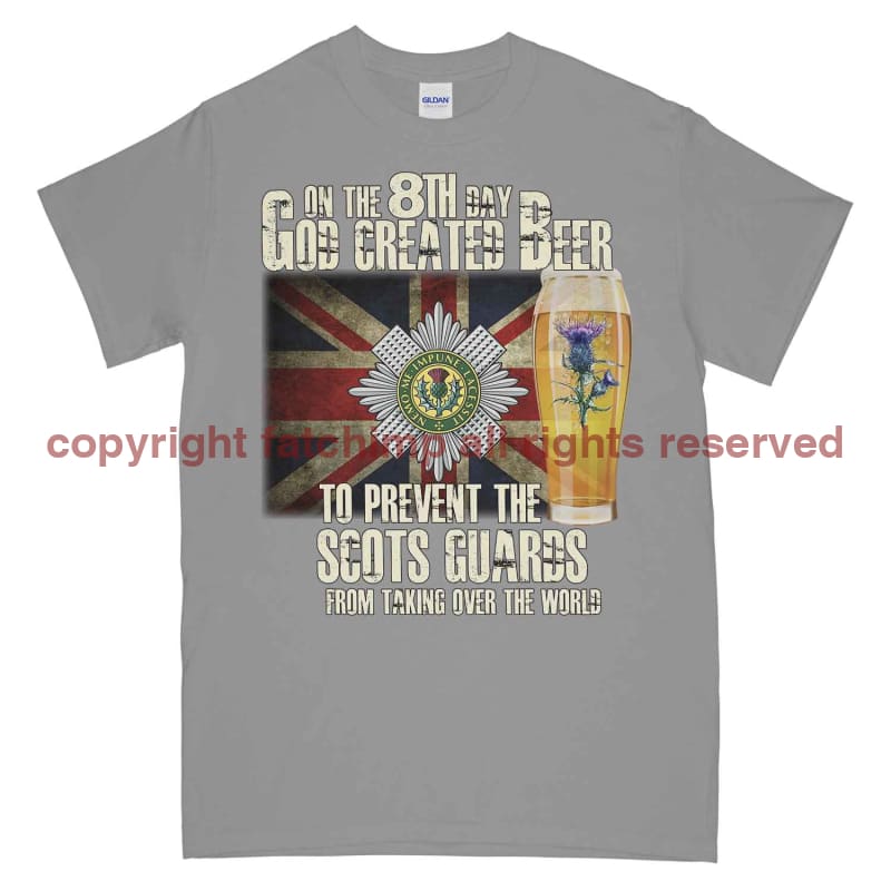 Scots Guards On The 8th Day Printed T-Shirt