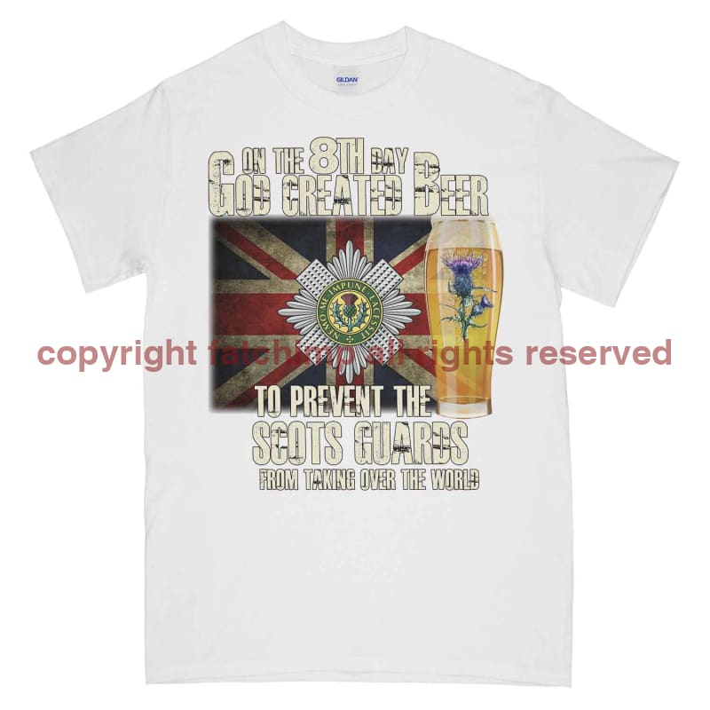 Scots Guards On The 8th Day Printed T-Shirt
