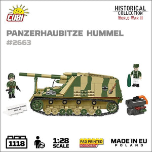 Sd.Kfz. 165 Hummel brick tank model - COBI 2663 - 1116 bricks