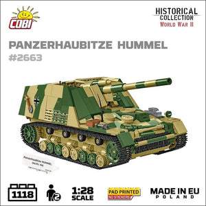 Sd.Kfz. 165 Hummel brick tank model - COBI 2663 - 1116 bricks
