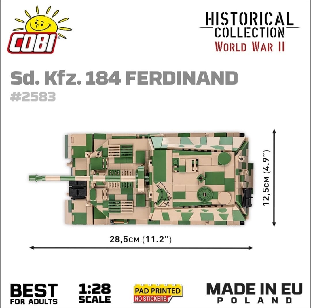 S.D.KFZ.184 Ferdinand brick tank model 
