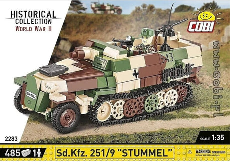 SD.KFZ.251/9 Stummel Half Track brick model 