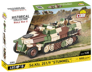 SD.KFZ.251/9 Stummel Half Track brick model 