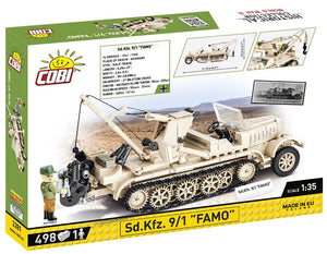 SD.KFZ.9/1 Famo Half-Track brick model - COBI 2281 - 498 bricks