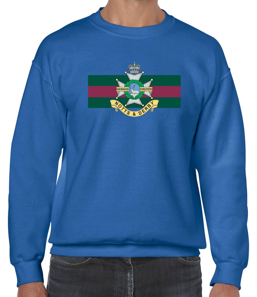 Sherwood Foresters Front Printed Sweater