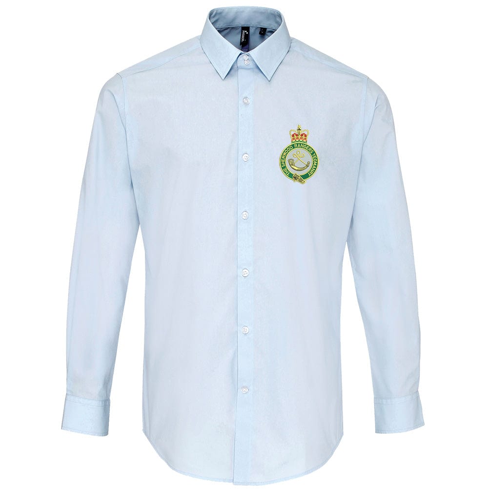 Sherwood Rangers Yeomanry Embroidered Long Sleeve Oxford Shirt