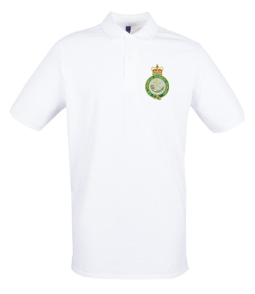 Sherwood Rangers Yeomanry Embroidered Pique Polo Shirt