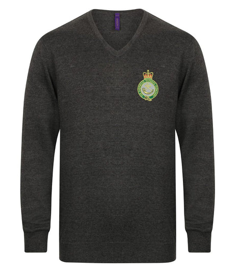 Sherwood Rangers Yeomanry Lightweight V Neck Sweater