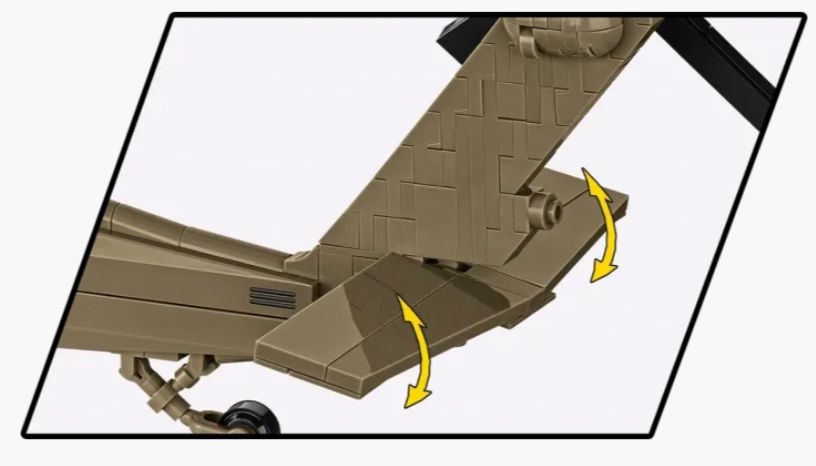 Sikorsky UH-60 Black Hawk helicopter brick model 
