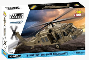 Sikorsky UH-60 Black Hawk helicopter brick model 