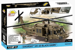 Sikorsky UH-60 Black Hawk helicopter brick model 