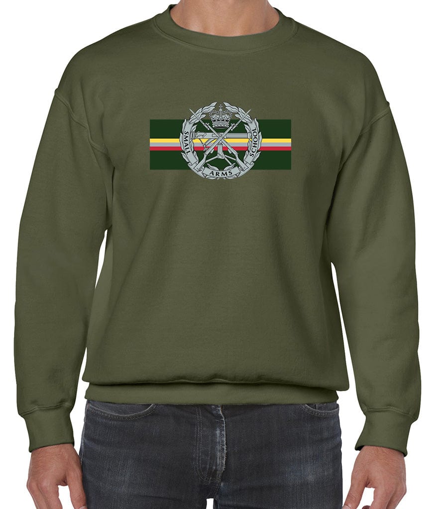 Small Arms School Corps Front Printed Sweater