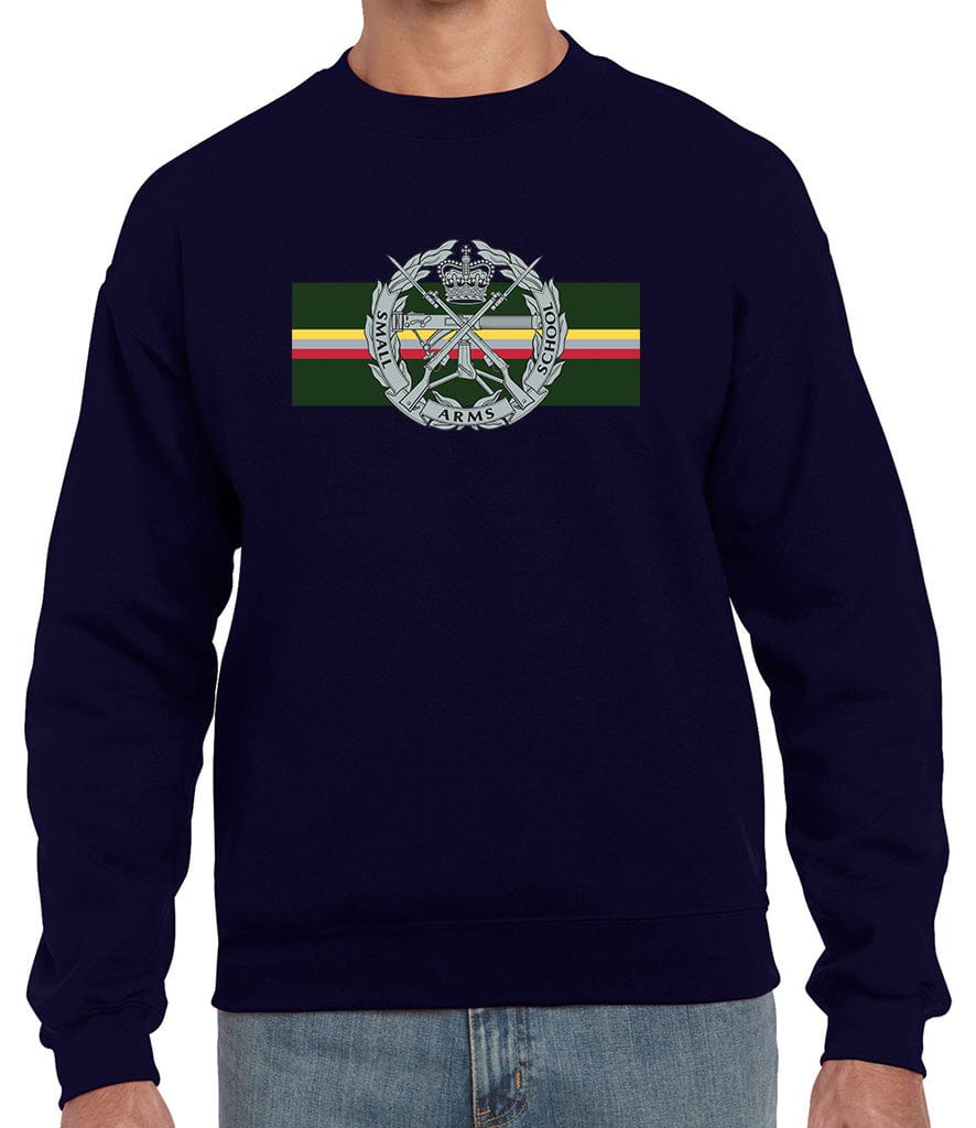 Small Arms School Corps Front Printed Sweater