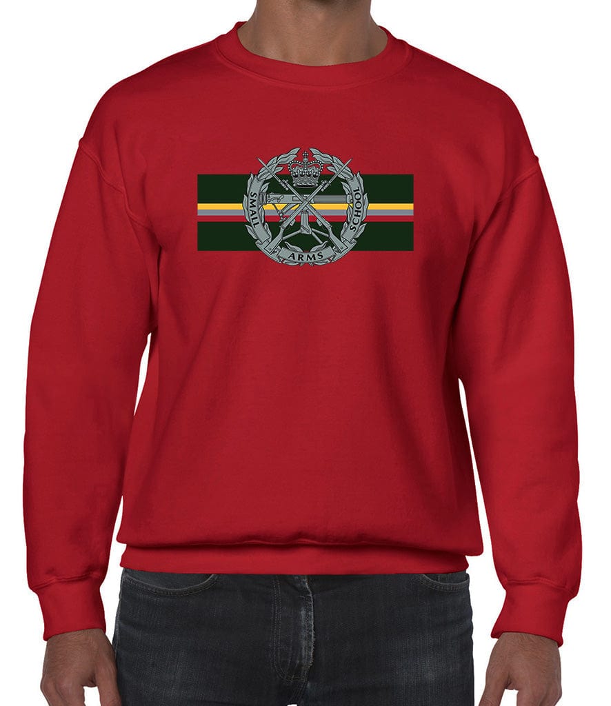 Small Arms School Corps Front Printed Sweater