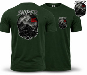 Sniper Dark Ops Double Print T-Shirt