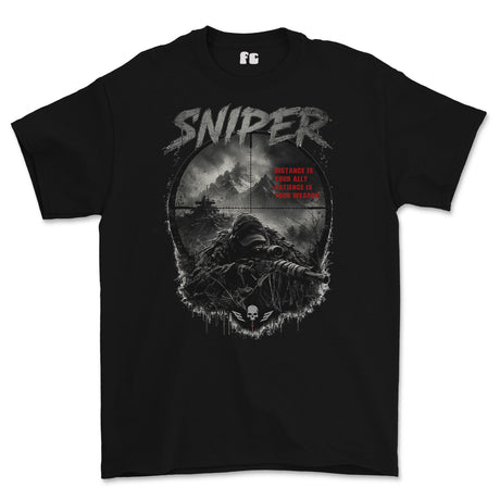 Sniper Dark Ops Printed T-Shirt