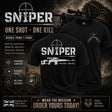 Sniper One Shot One Kill Double Print T-Shirt