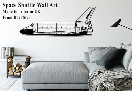 Space Shuttle Metal Wall Art