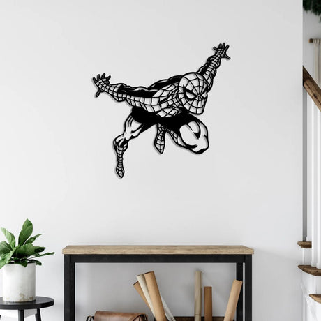 Spider-Man Metal Wall Art Decorative Superhero Wall Sculpture