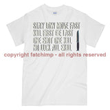 Stay Low Move Fast Army Printed T-Shirt