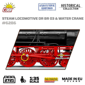 Steam Locomotive DR BR 03 & Water Crane brick model - COBI 6286 - 2721 bricks