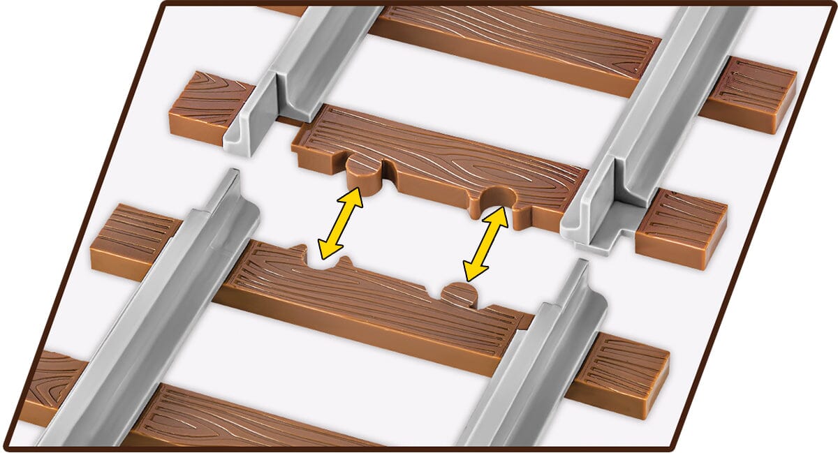 Steam Locomotive DRB Class 52 TY2 train brick model