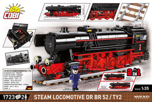 Steam Locomotive DRB Class 52 TY2 train brick model