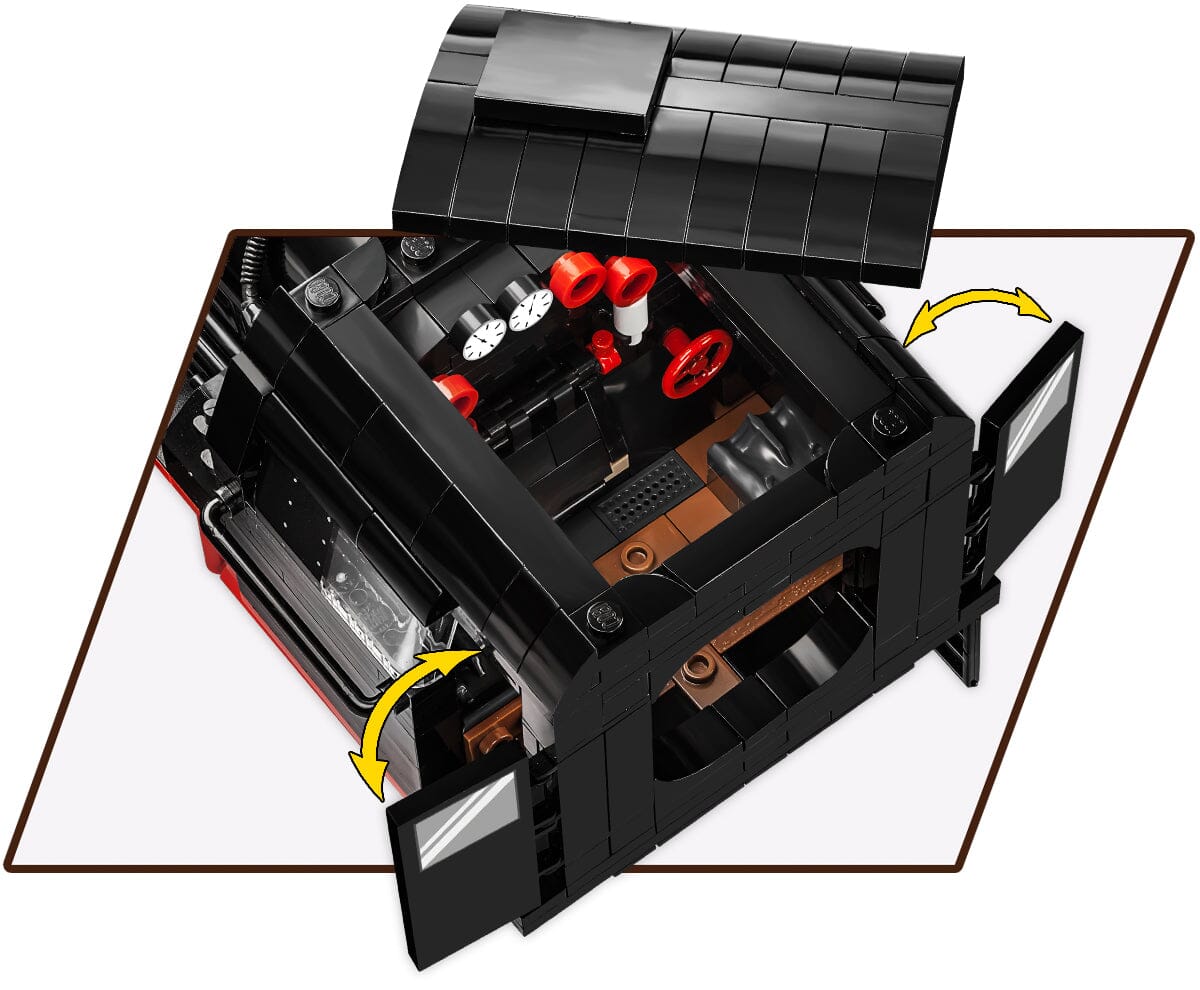 Steam Locomotive DRB Class 52 TY2 train brick model